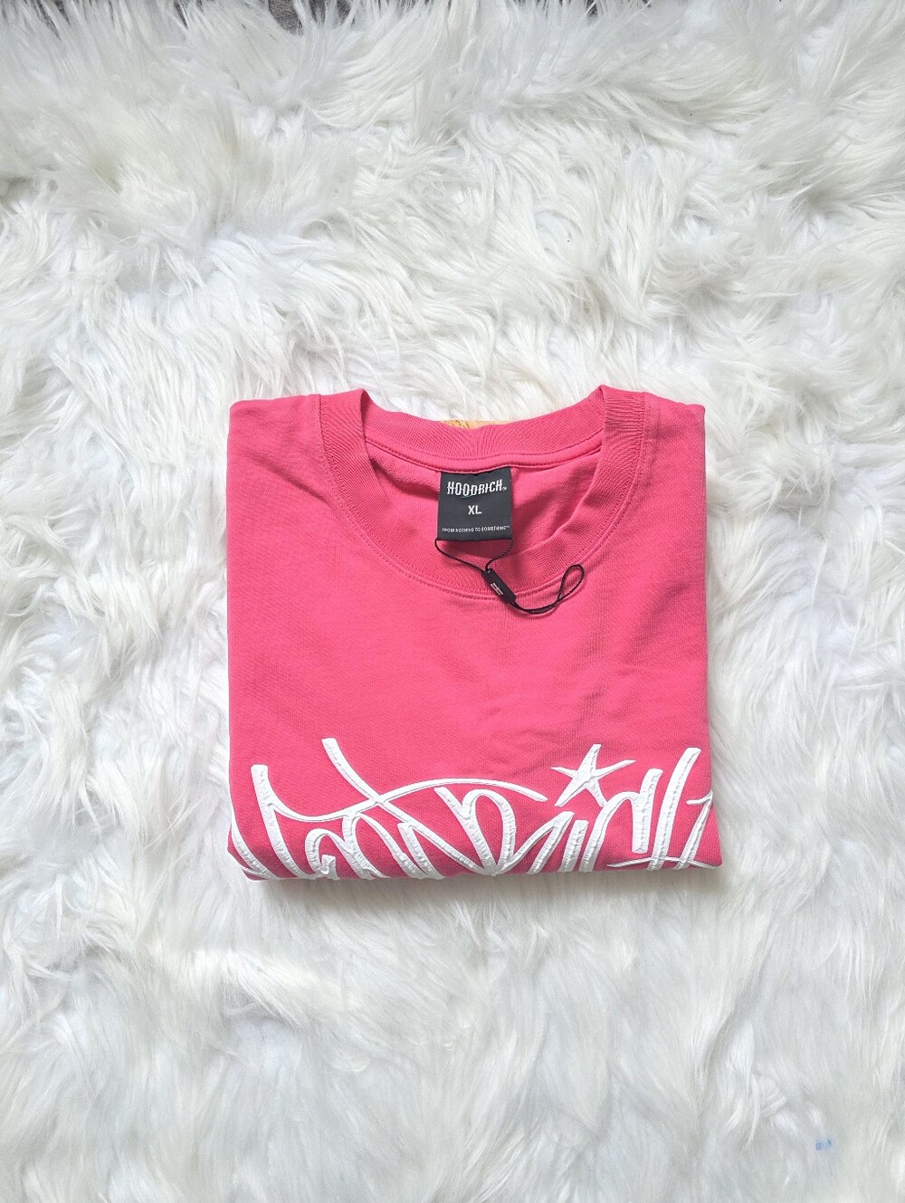 Hoodrich XL Pink Short Sleeve Tee